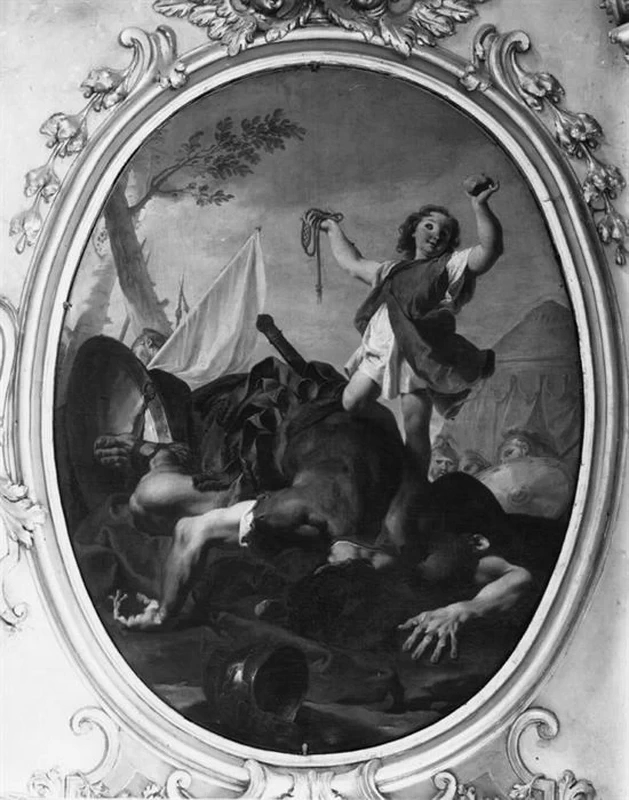 Giambattista Pittoni - Davide e Golia, Bergamo, Cappella Colleoni